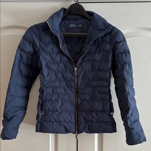 Polo by Ralph Lauren Navy Puffer Jacket | Size XS